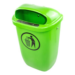 Accesorios De Pista Tegra Abfallbehälter grün 50 l
